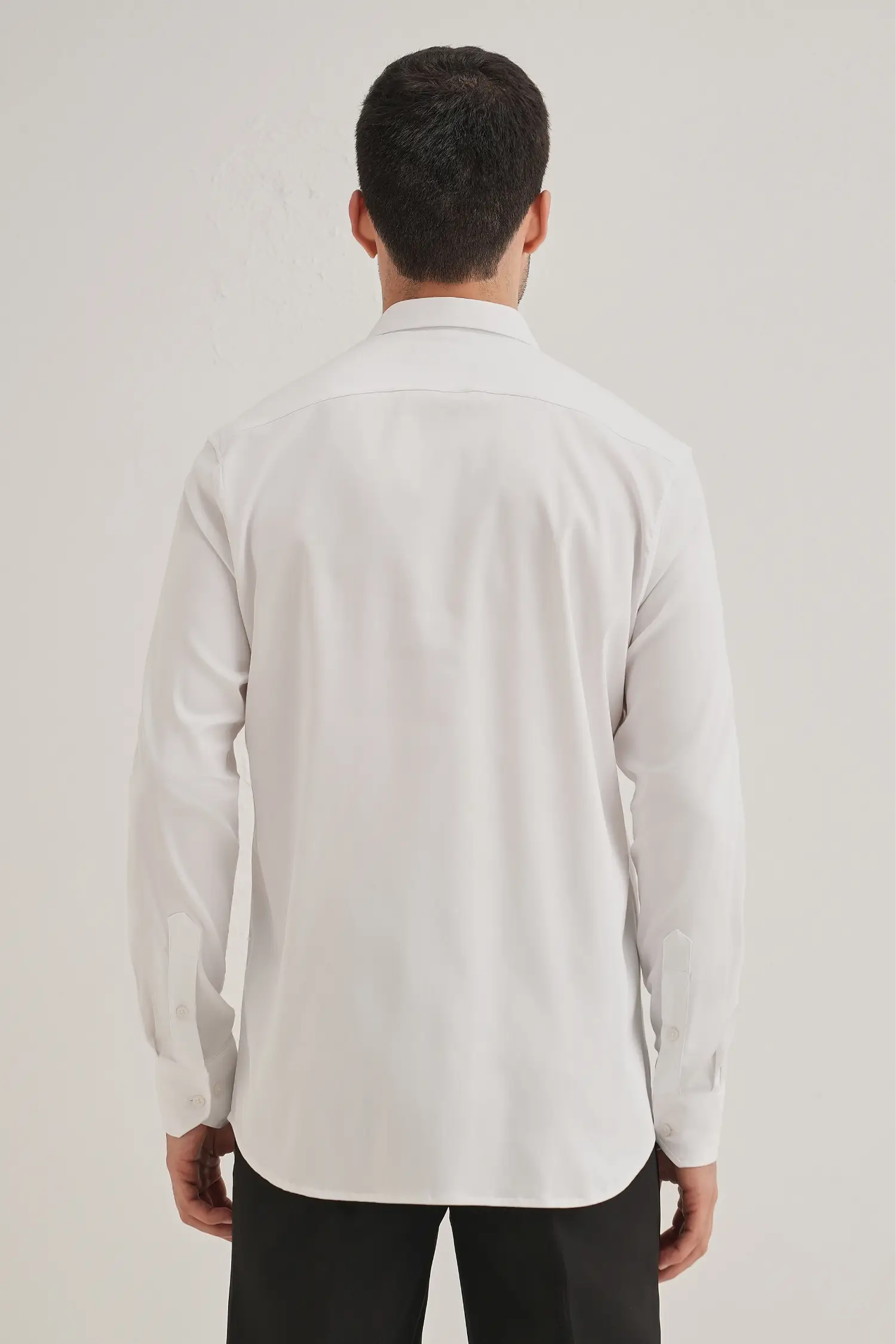 Lips- Hand Embroidered Designer Shirt - White