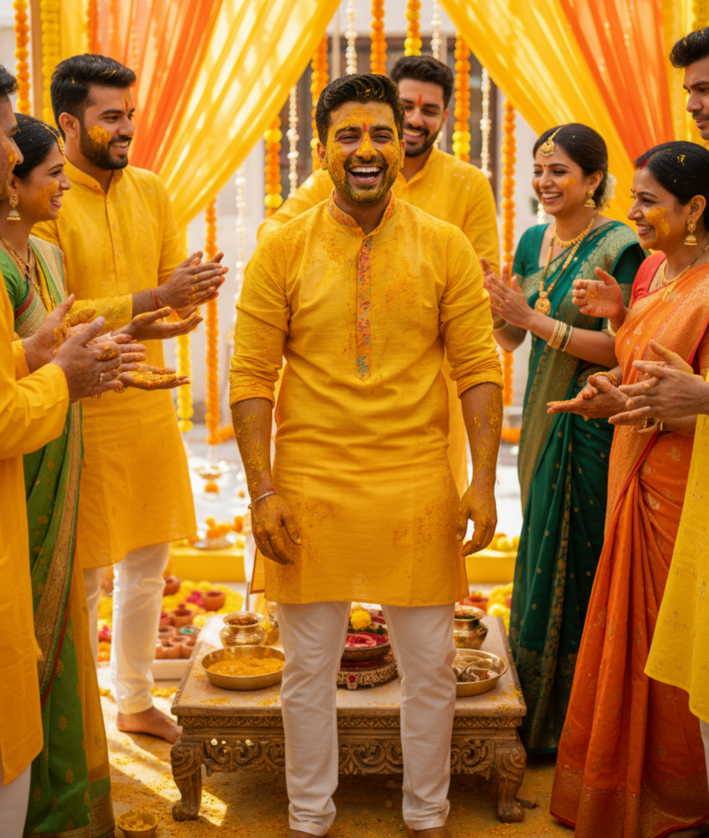 Designer Kurta for Haldi Ceremony