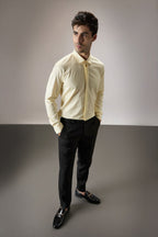 Floret- Hand Embroidered Designer Shirt - Ivory