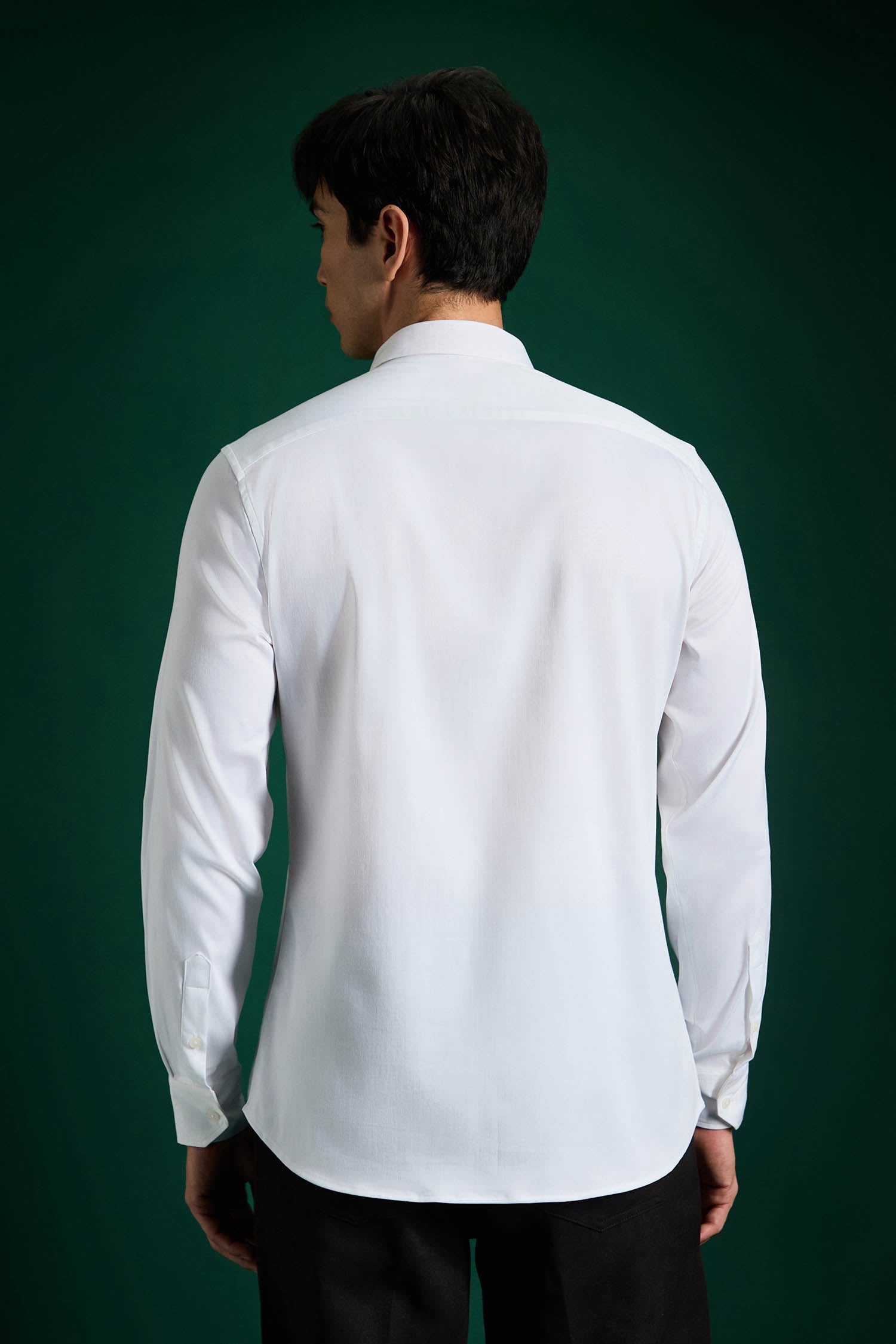 Big Mickey - White Hand Embroidered Designer Shirt