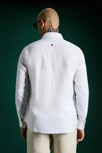 Heart Irish Linen Shirt - White
