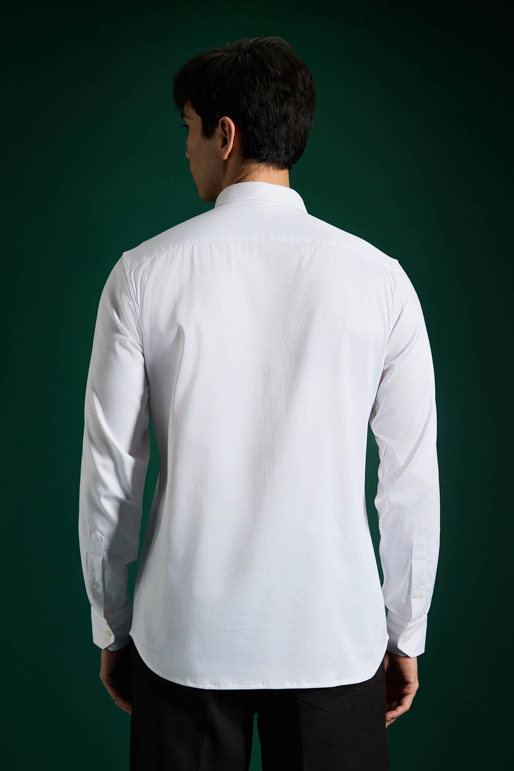 Forms- Hand Embroidered Designer Shirt - White