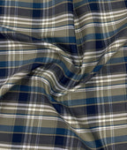 Arvind Checkered Premium Fabric for Mens Shirt
