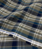 Arvind Checkered Premium Fabric for Mens Shirt