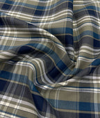 Arvind Checkered Premium Fabric for Mens Shirt