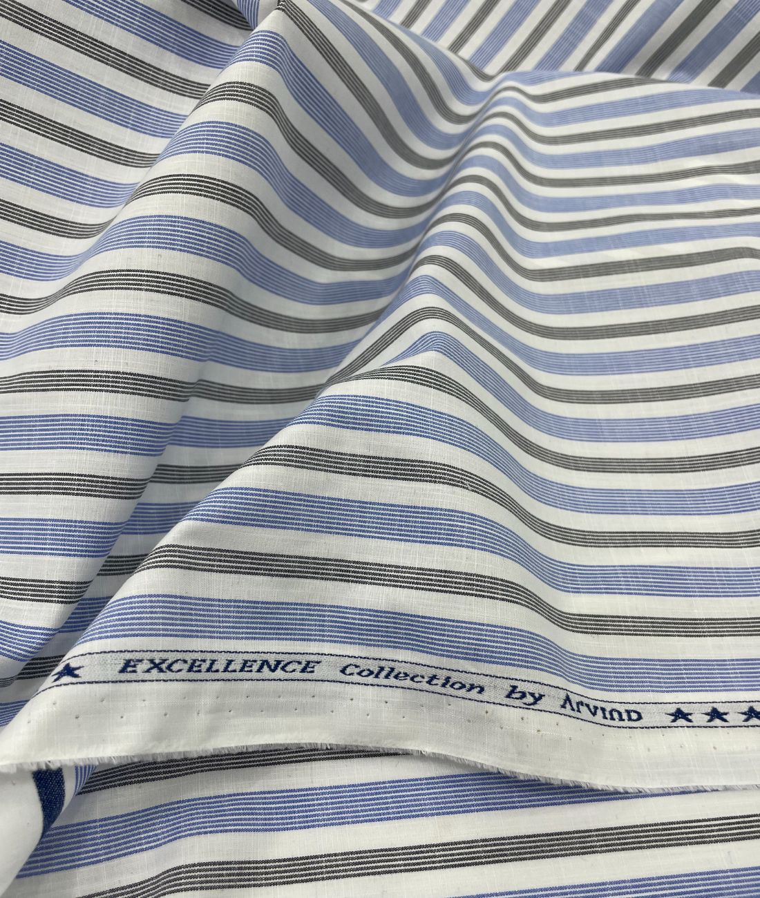 Arvind Stripe Premium Fabric for Mens Shirt