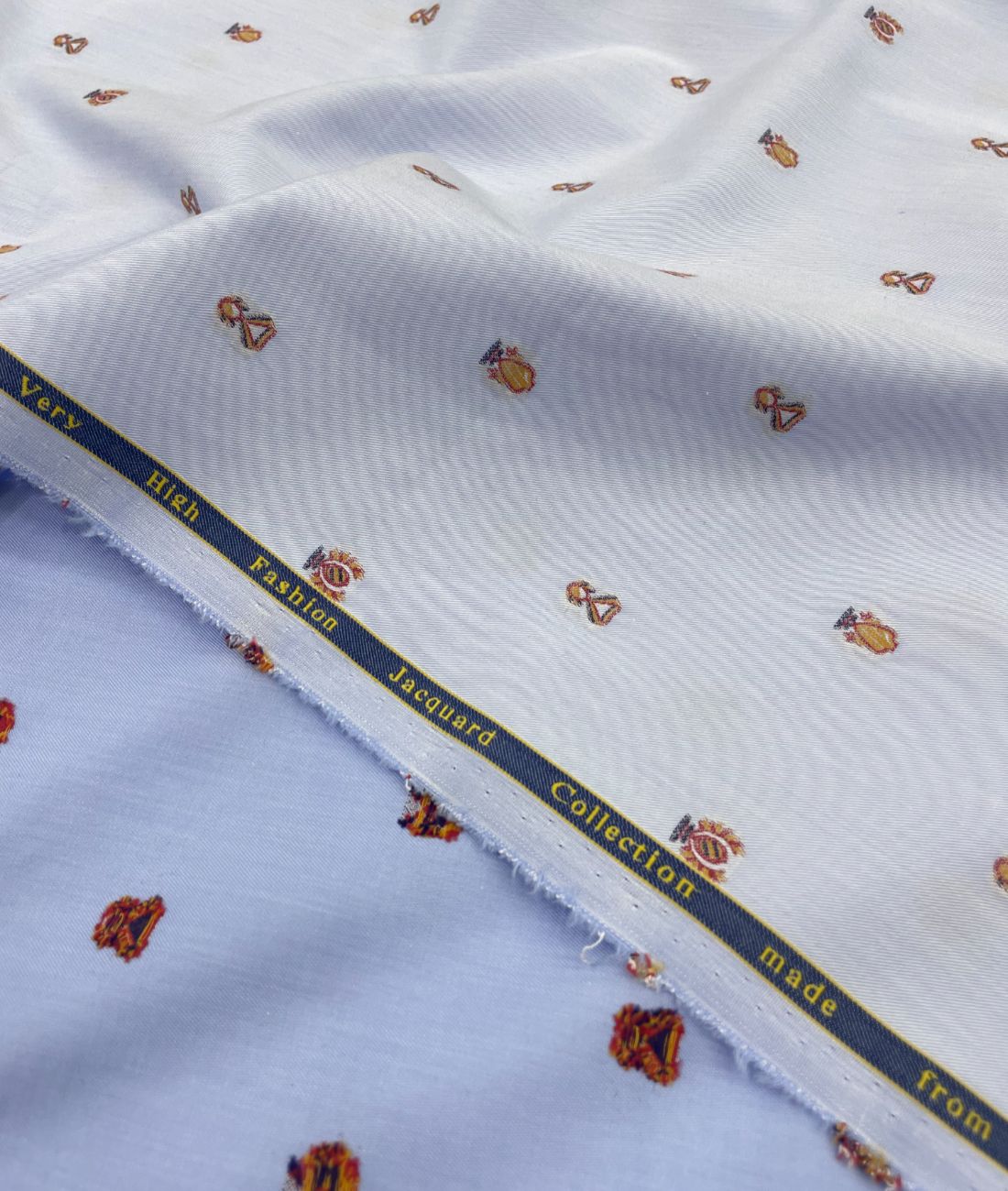 Arvind Tresca Jacquard Giza Cotton Premium Fabric for Mens Shirt