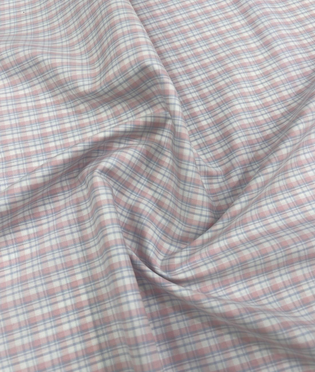 Grado Pastel 100% Cotton Checkered Premium Fabric for Mens Shirt