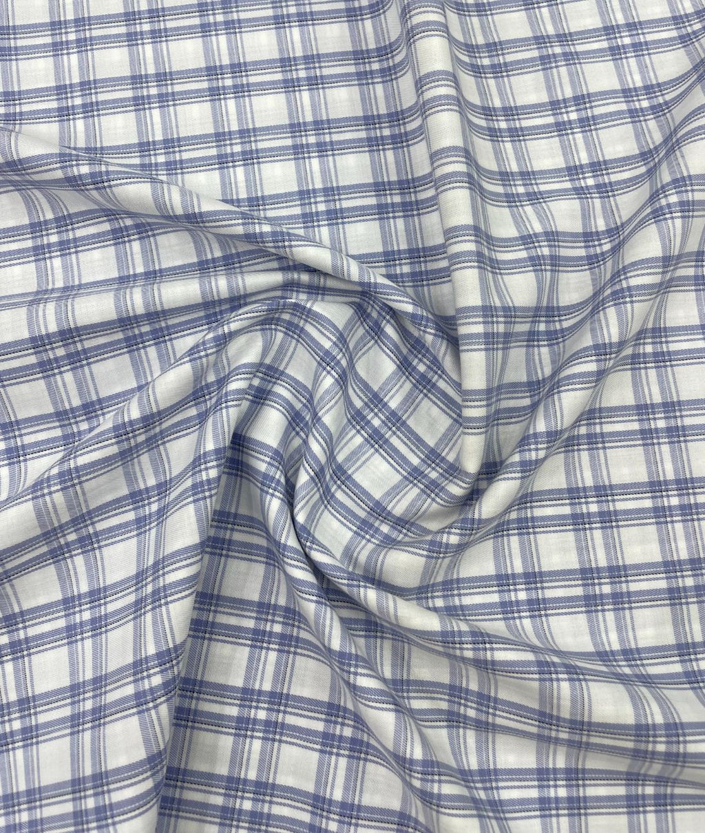 Raymond Checkered Premium Fabric for Mens Shirt
