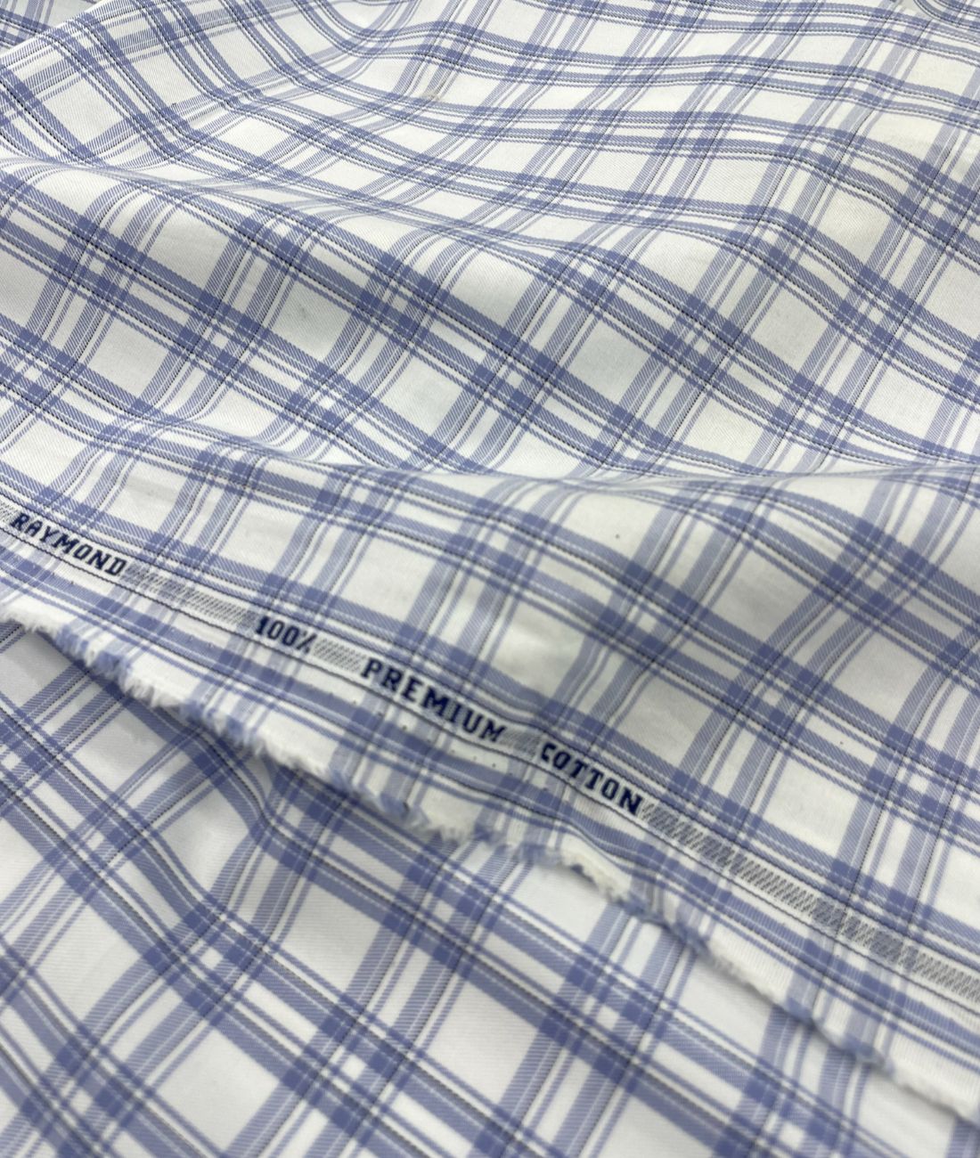 Raymond Checkered Premium Fabric for Mens Shirt
