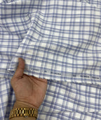 Raymond Checkered Premium Fabric for Mens Shirt