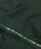 Super 120 Dark Green Dobby Suiting Fabric