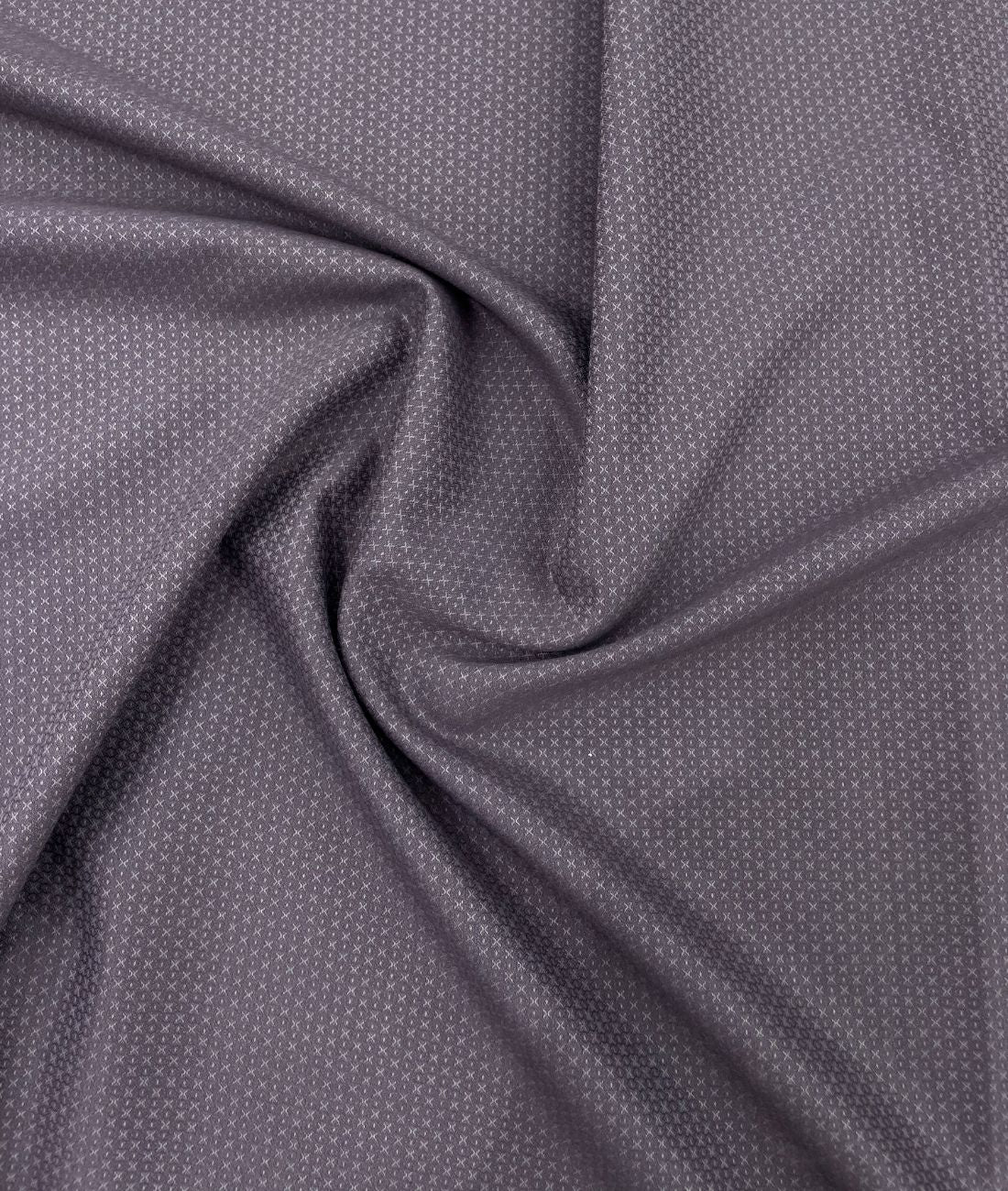 Super 120 Dark Lavender Dobby Suiting Fabric