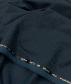 Super 120 Dark Teal Dobby Suiting Fabric