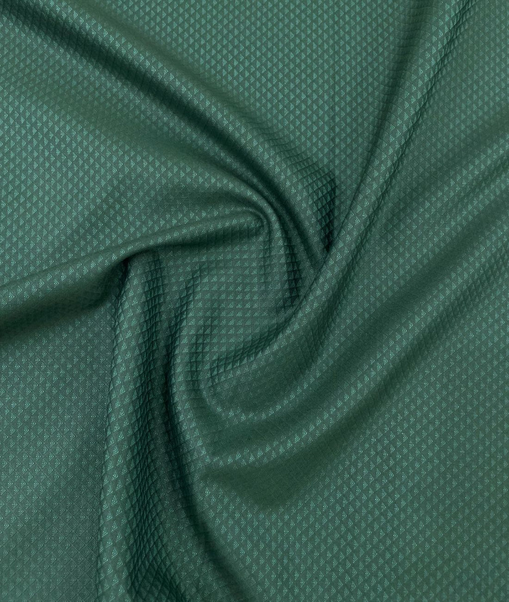 Super 120 Green Self Pattern Suiting Fabric