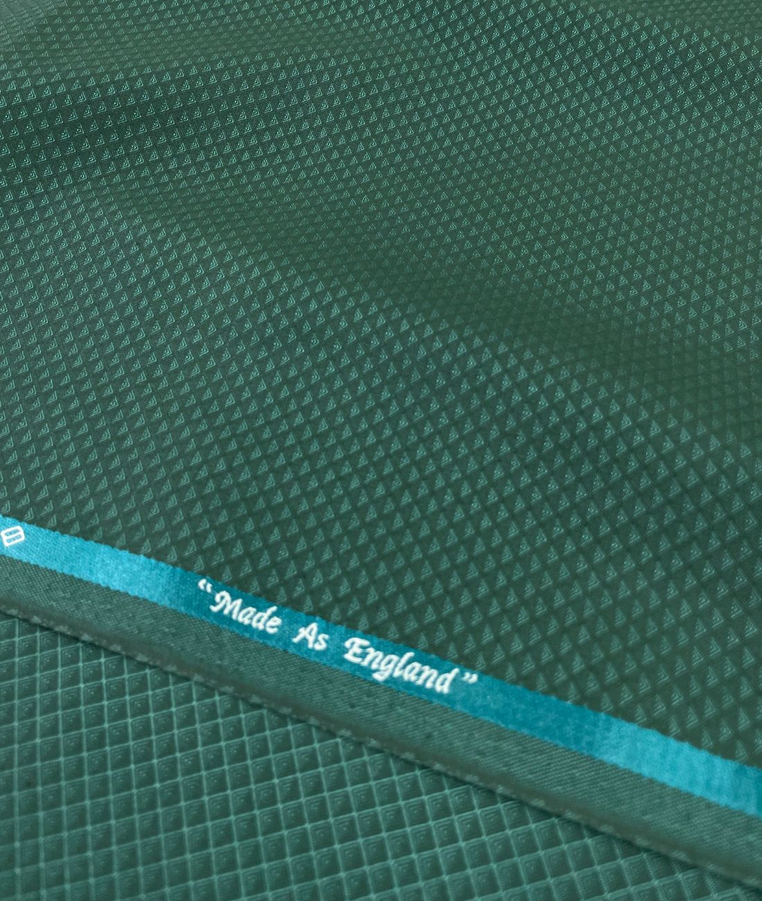Super 120 Green Self Pattern Suiting Fabric