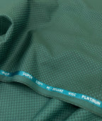 Super 120 Green Self Pattern Suiting Fabric