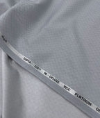 Super 120 Light Grey Dobby Suiting Fabric