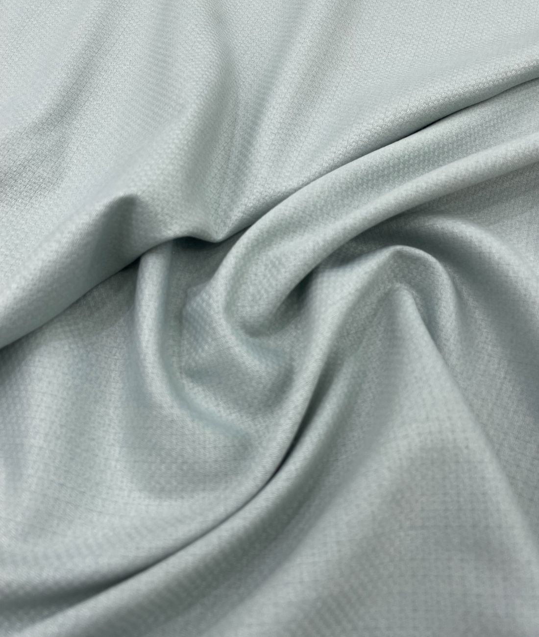 Super 120 Light Teal Dobby Suiting Fabric