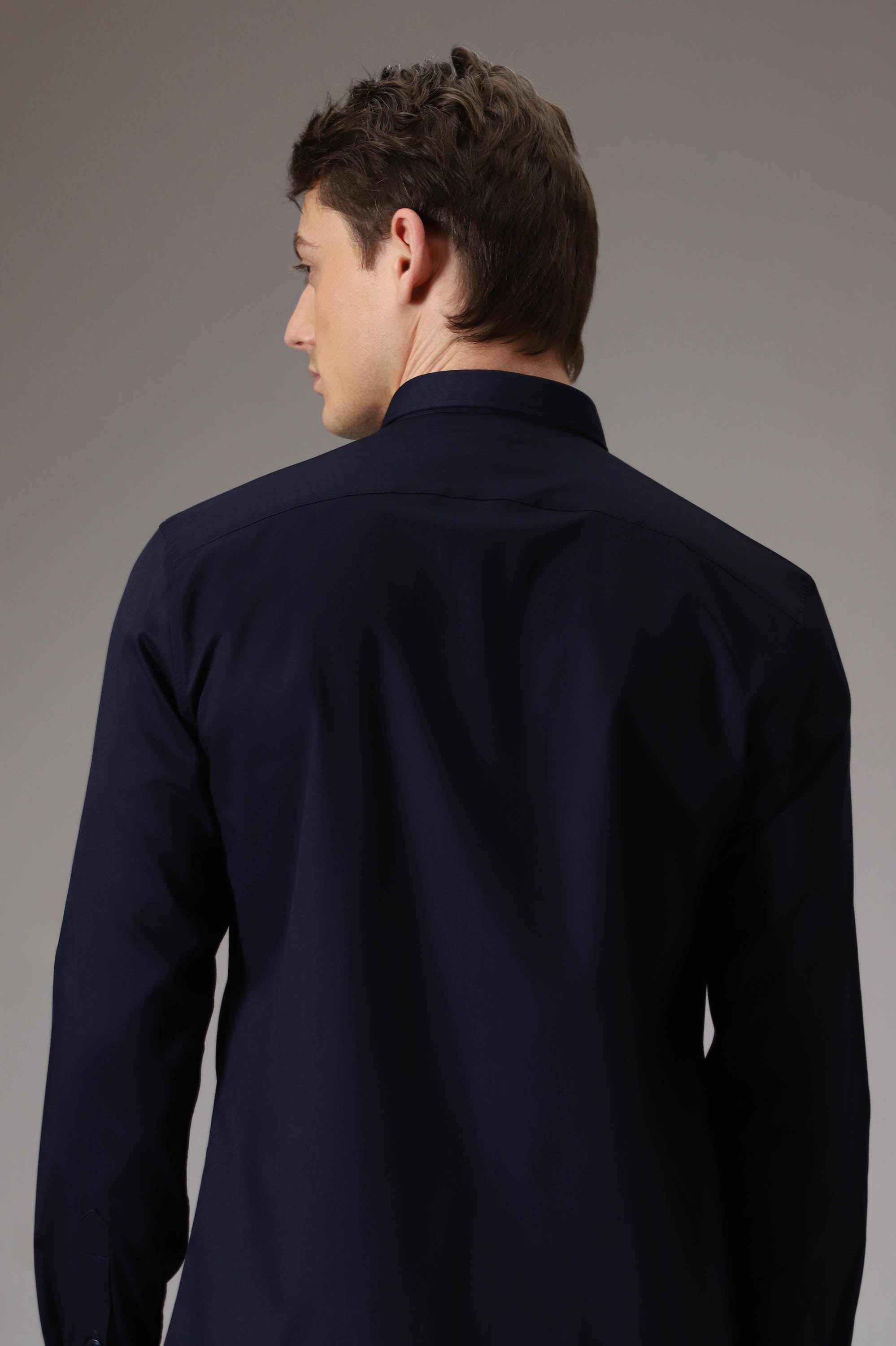 Sugar teddy hand embroidered designer shirt - Navy