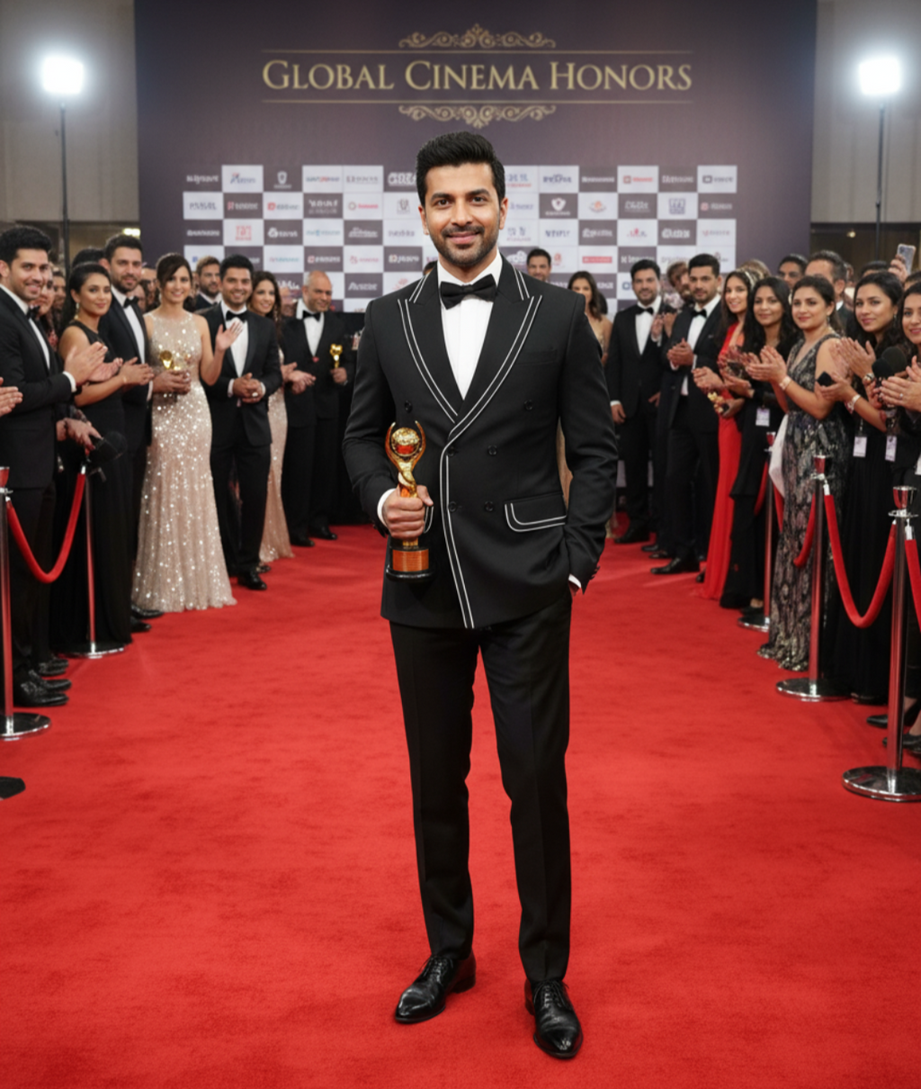 Zed Black Designer Pipin Suit