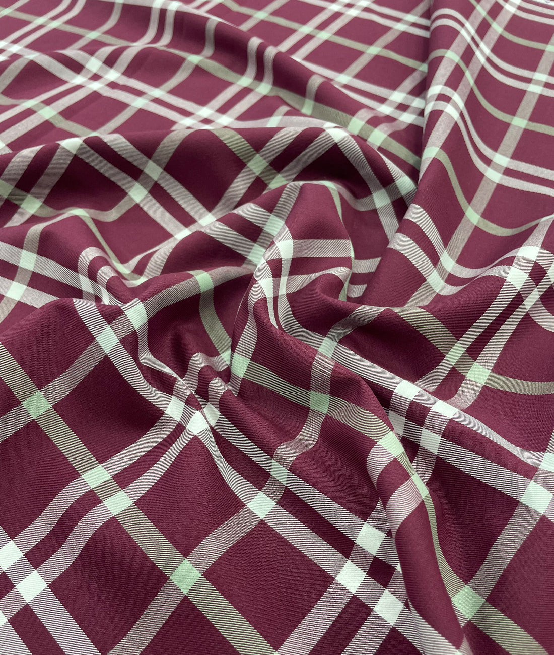 J.Hampstead Luxury Cotton Big Checks Men's Fabric