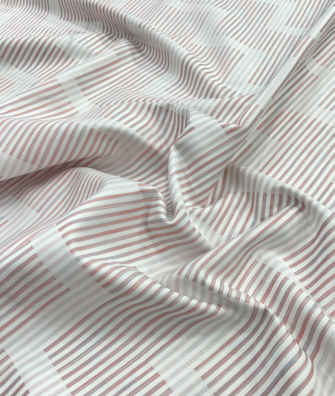 Reid & Taylor Luxury Cotton Designer Stripe Men's Cotton Fabric Unstitched