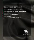 Luxury Smooth Giza Cotton Fabric for Premium Shirts