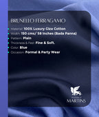 Luxury Formal Shirt Fabric Giza Cotton 80's