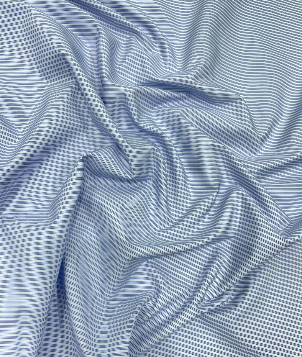 Loro Piana Blue Stripe Trending Fabric Men's Shirt