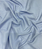 Loro Piana Blue Stripe Trending Fabric Men's Shirt