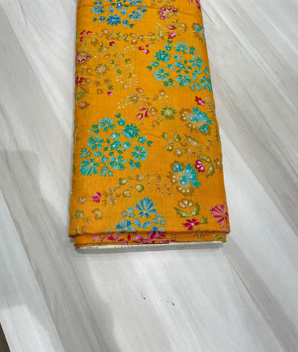 Luxury Embroidered Fabric for Haldi