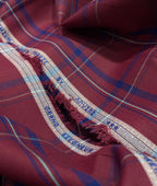 Arvind Checks Premium Cotton Fabric for Men's Shirt