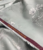 Burgoyne Leaves & Flowers Luxury Printed Shirt Fabric Giza Cotton