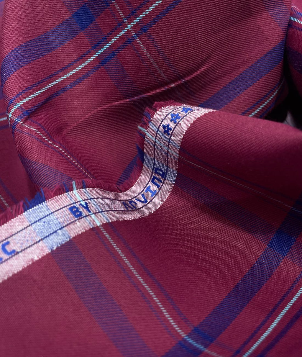 Arvind Checks Premium Cotton Fabric for Men's Shirt