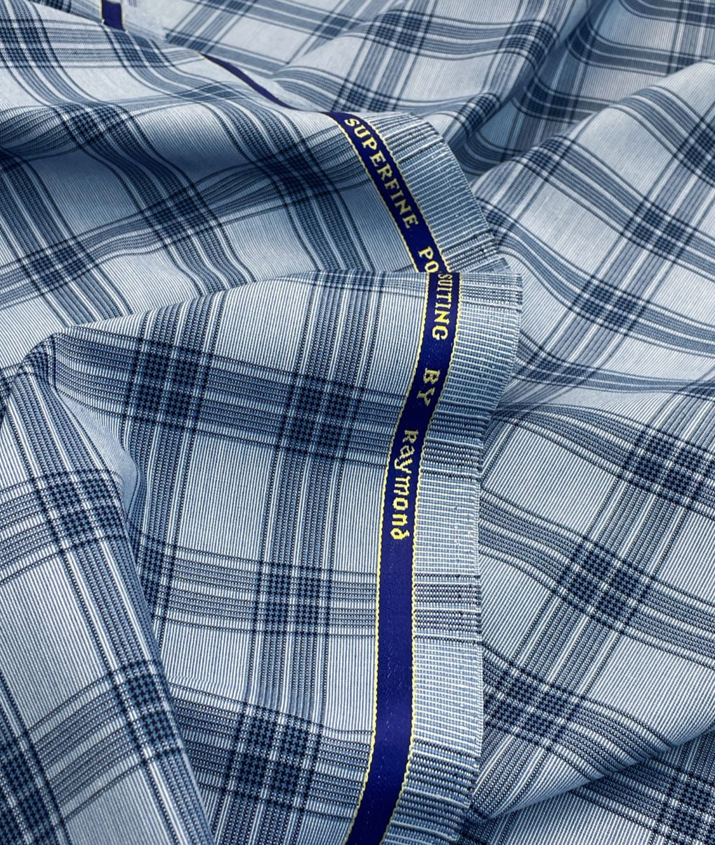 Raymond Premium Checks Suiting Fabric