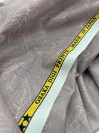 Brunello Ferragamo Leaves Print Premium Cotton Fabric for Shirt