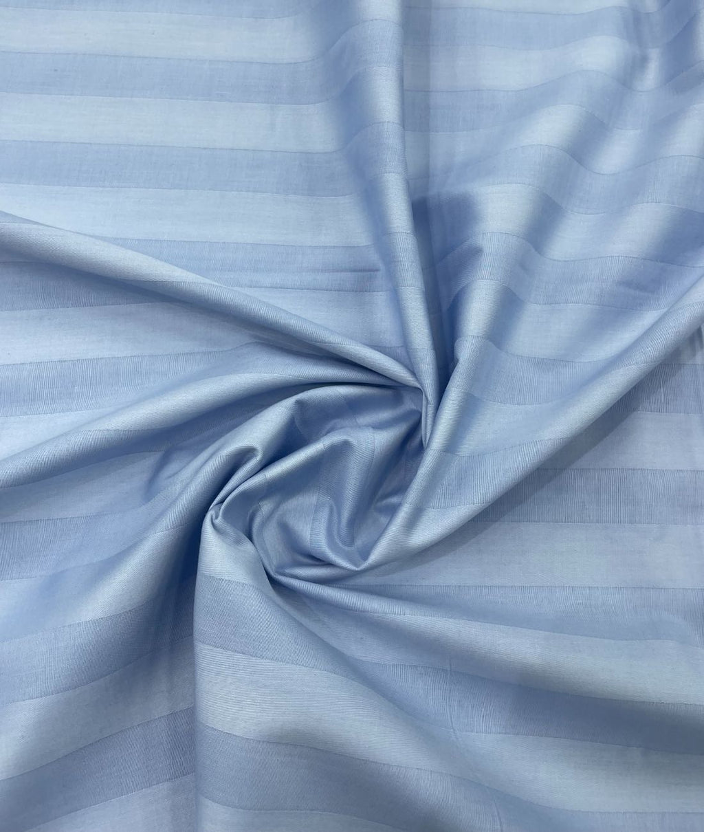 Self Stripe Luxury Giza Cotton Fabric for Men's Shirt