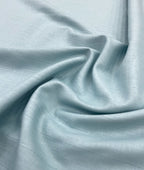 Premium Sky Blue 70s Lea Linen Blend Fabric