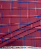 Arvind Checks Premium Cotton Fabric for Men's Shirt