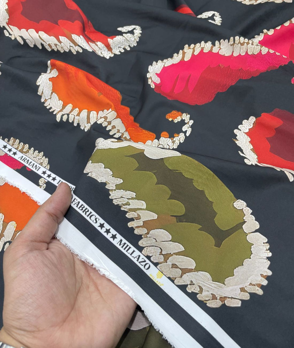 Ultra Soft Imported Premium Armani Printed Fabric for Shirt