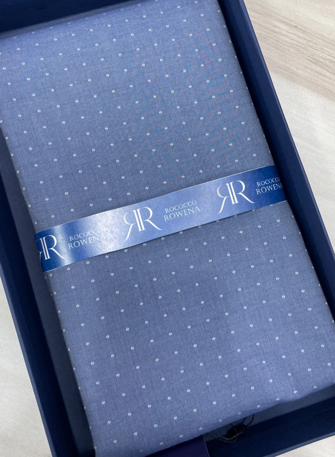 Rococco Rowena Ultra Luxury Shirt Fabric with Box