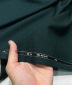 Ocm Dark Green Wool Blend Suiting Fabric
