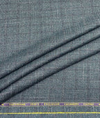 Spaadaa 150s Green Cashmere Wool Blend Checks Fabric