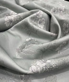 Burgoyne Leaves & Flowers Luxury Printed Shirt Fabric Giza Cotton