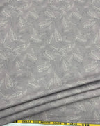 Brunello Ferragamo Leaves Print Premium Cotton Fabric for Shirt