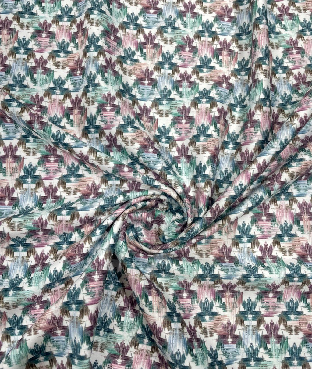 Abstract Print Luxury Giza Cotton Fabric for Men's Shirt