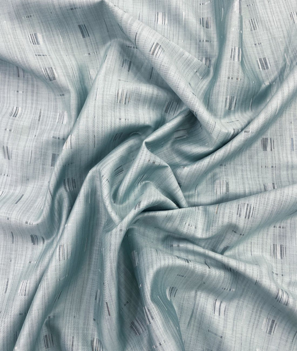 Light Turquoise Giza Cotton Fabric for Shirt & Kurta