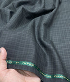Arvind Small Checkered Suiting Fabric for Suits & Pants