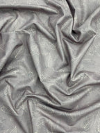 Brunello Ferragamo Leaves Print Premium Cotton Fabric for Shirt